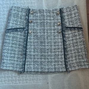 Veronica Beard Starck Tweed Mini Skirt